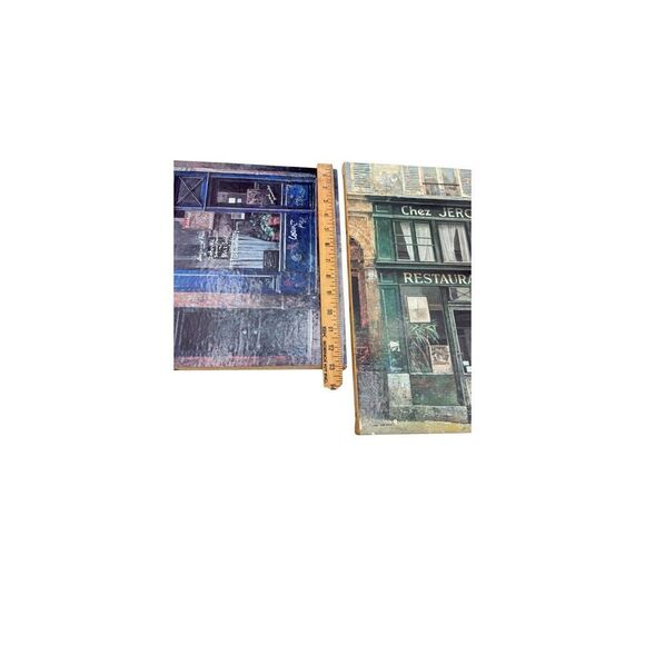 Vintage French Bistro Wall Art and Wine Decor Set one large , 2 medium , 4 small - Picture 9 of 9